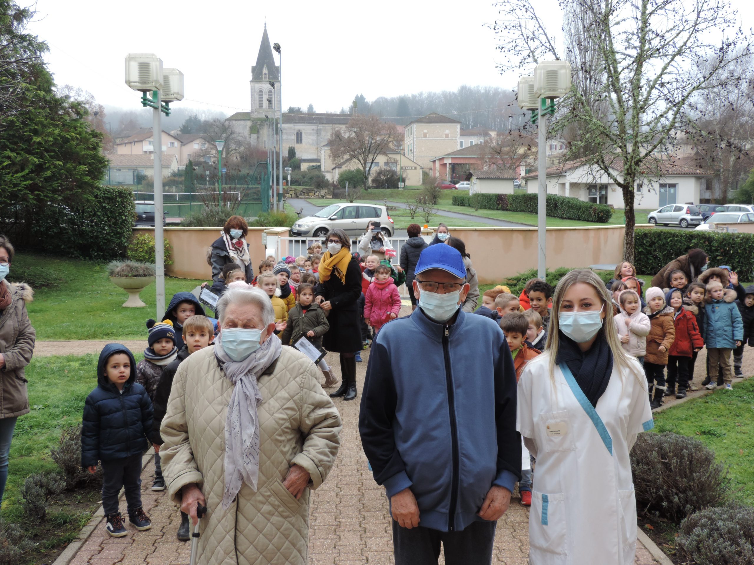 Une visite inattendue des enfants de l’école de BASSILLAC